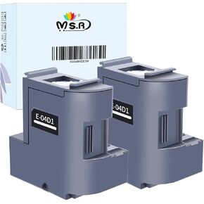 T04D1 Ink Maintenance Box for WF-2860 XP-5100 XP-5105 ET-M1170 M2170 M3170 2760 4760 3760 3850 3830 3710 3750 4850 5150 M1000 5170 M2170 4750 15000 ST-3000 4000 C4100 Printer (2 Pack)