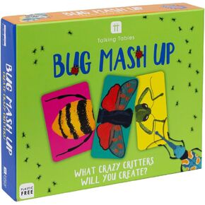 Talking Tables Family Fun Bug Mash Up Game For Kids Insect-Inspired Designs, Mix and Match Critters, Match-up Challenge, Ideal Birthday Gift For Boys or Girls Packaging -PLASTIC FREE Age 3+