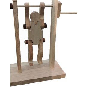 Wooden Ornaments, Single-Pole Dolls, Handmade Wooden Crafts，Small Desktop Toys