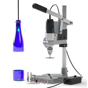 Electric Glass Bottle Cutter, Glass Plastic Cutting Kit, Cutting Tool for Wine Bottle, Multifunctional DIY Bottle Cutting Machine for Cutting Drilling Sanding Polishing Grinding in Kuwait