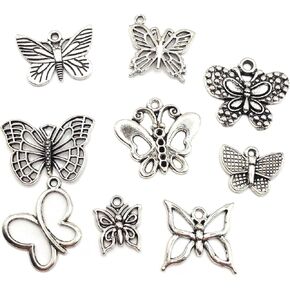 Plated Gold Alloy 10PC Valentine's Day Charms Gold Heart Pendants for DIY Necklace Bracelet Jewelry Making Accessories, 24mm x15mm(1" x 5/8")