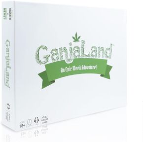 Ganjaland - The Epic Weed Adventure - Weed Board Games for Adults by What Do You Meme?
