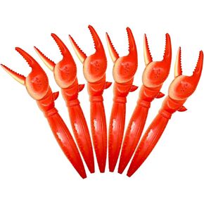 12PCS Novelty Crab Claw Pens Retractable Lobster Pens Fun Ballpoint Pens Crab Leg Pens Unique Pens With Black Ink Pen For School Supplies Birthday Party