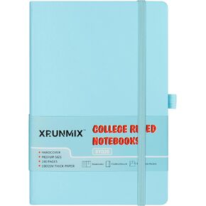 Lined Journals Notebooks for Work, 160 Pages, 5.5 x 8 inches, 100 GSM Paper, Hardcover (Pastel - 6 Pack)