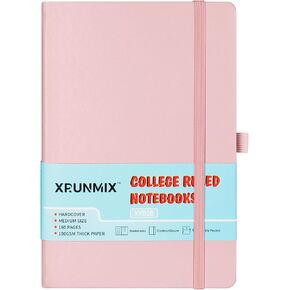 Lined Journals Notebooks for Work, 160 Pages, 5.5 x 8 inches, 100 GSM Paper, Hardcover (Pastel - 6 Pack)