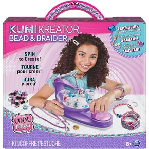 Cool Maker, KumiKreator Bead & Braider Friendship Necklace and Bracelet Making Kit, Arts and Crafts Kids Toys for Girls Ages 8 and up
