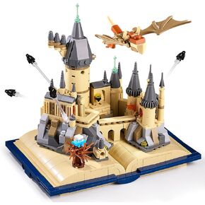 Magic Castle Book Building Set, Creative STEM Toys Gifts for Boys Girls 8-14, Collectible Display Castle Kit for Adults Kids Movie Fans (727 PCS)