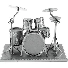 Fascinations Metal Earth Drum Set 3D Metal Model Kit
