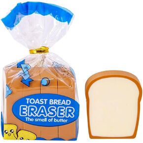 Toast Bread Eraser, Cute Pencil Eraser, Stationery 3D Bread Eraser, Cartoon Pencil Eraser Sketching Tools, Drafting Supply for Painters