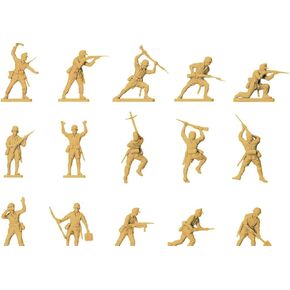 Airfix Mini Army Figures - A02701V WWII British Paratroops - Military Figurines, Plastic Soldiers for Adults & Children 14+, Sets Includes 14 Unpainted Soldier Toys - War Games Miniatures