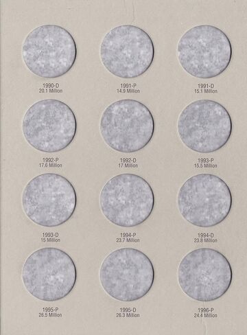 هو. Harris & Co. US John F. Kennedy Half Dollar Coin Folder 1985 - 1999 #2697 in Kuwait