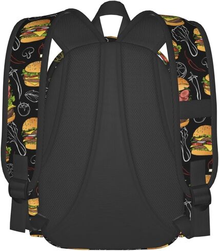 حقائب الظهر على ظهره في الهامبرغر للنساء رجال يعملون على حقائب الظهر المحمولة على ظهر حقيبة تحمل على الظهر على الظهر على ظهره. in Kuwait