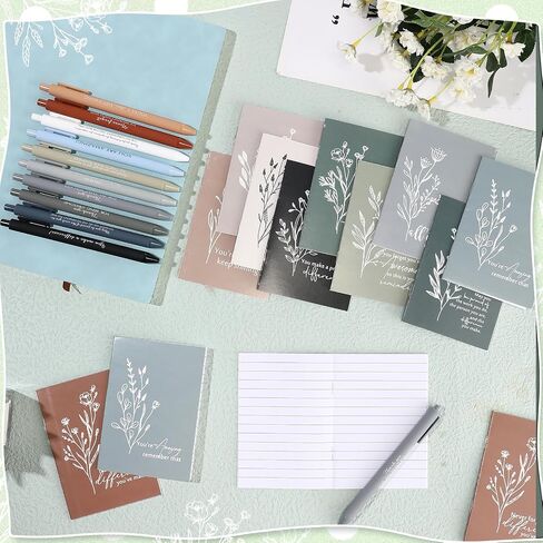 100 Pcs Employee Appreciation Gifts Bulk Inspirational Notebook Ballpoint Pen Mini Motivational Notebooks Bulk Notepad Journal for Social Worker Gifts secretaries Team Teacher (Appreciation) in Kuwait