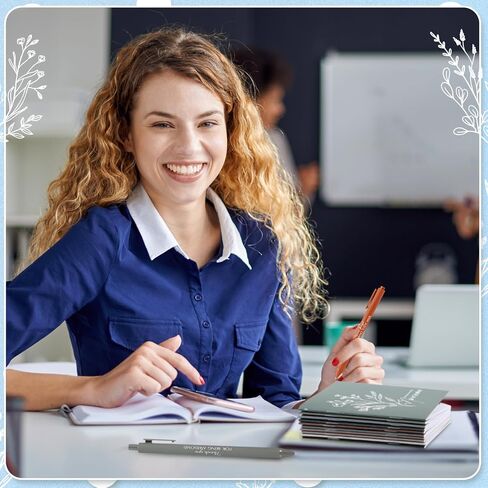 100 Pcs Employee Appreciation Gifts Bulk Inspirational Notebook Ballpoint Pen Mini Motivational Notebooks Bulk Notepad Journal for Social Worker Gifts secretaries Team Teacher (Appreciation) in Kuwait