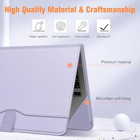 Fintie Sleeve Case for MacBook Air 13.6 A3240 A3113 A2681, Air 13 A2337 A2179 A1932, MacBook Pro 13 A2338 A2251 A2289 A2159 A1989 A1706 A1708 - Folio Book Cover with Stand Feature (Gray/Black) in Saudi Arabia