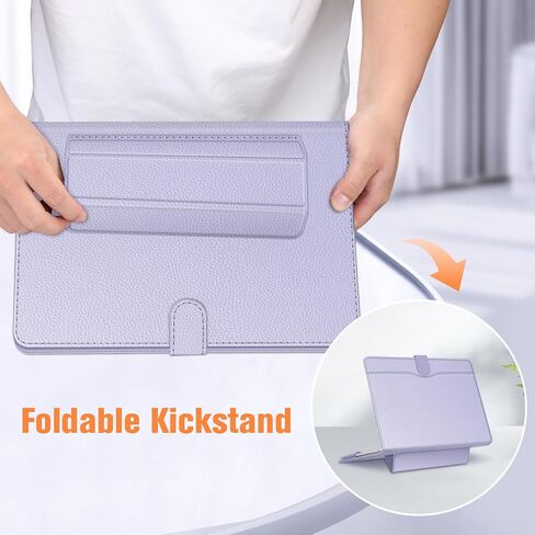 Fintie Sleeve Case for MacBook Air 13.6 A3240 A3113 A2681, Air 13 A2337 A2179 A1932, MacBook Pro 13 A2338 A2251 A2289 A2159 A1989 A1706 A1708 - Folio Book Cover with Stand Feature (Gray/Black) in Saudi Arabia