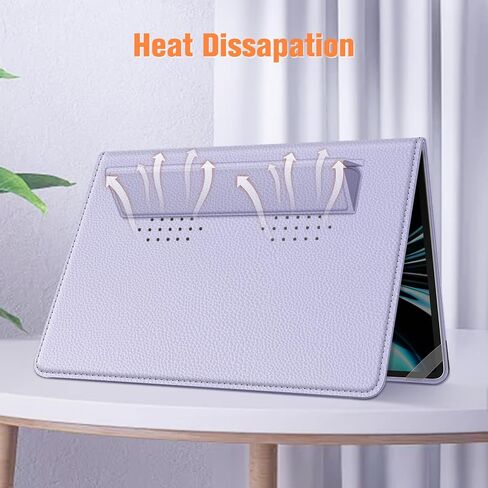 Fintie Sleeve Case for MacBook Air 13.6 A3240 A3113 A2681, Air 13 A2337 A2179 A1932, MacBook Pro 13 A2338 A2251 A2289 A2159 A1989 A1706 A1708 - Folio Book Cover with Stand Feature (Gray/Black) in Saudi Arabia