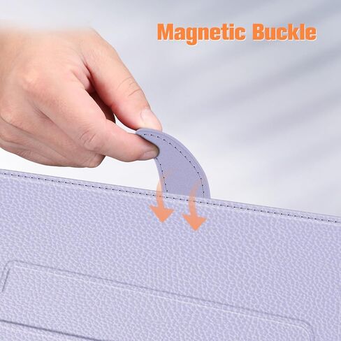 Fintie Sleeve Case for MacBook Air 13.6 A3240 A3113 A2681, Air 13 A2337 A2179 A1932, MacBook Pro 13 A2338 A2251 A2289 A2159 A1989 A1706 A1708 - Folio Book Cover with Stand Feature (Gray/Black) in Saudi Arabia
