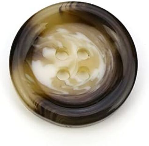 10 PCS 4 ثقوب أزرار راتنجات النمط الراتنج Flatback Flatback النتائج المفضلة للأزرار الأساسية لفنون الملابس الحرف المشاريع ديني ديكورز ملحقات الخياطة (11#القهوة ، 15 مم) in Kuwait