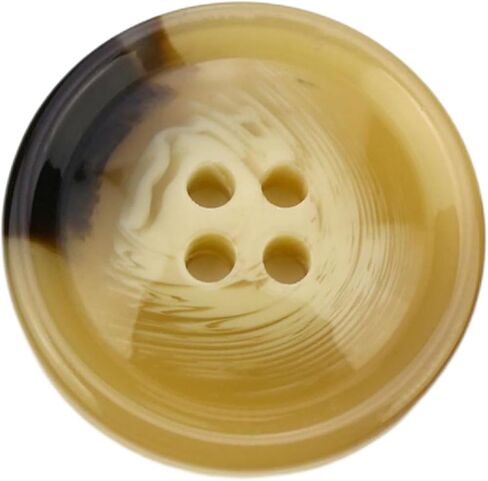 10 PCS 4 ثقوب أزرار راتنجات النمط الراتنج Flatback Flatback النتائج المفضلة للأزرار الأساسية لفنون الملابس الحرف المشاريع ديني ديكورز ملحقات الخياطة (11#القهوة ، 15 مم) in Kuwait