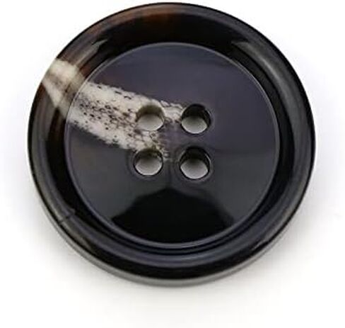 10 PCS 4 ثقوب أزرار راتنجات النمط الراتنج Flatback Flatback النتائج المفضلة للأزرار الأساسية لفنون الملابس الحرف المشاريع ديني ديكورز ملحقات الخياطة (11#القهوة ، 15 مم) in Kuwait