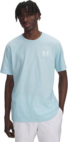 Under Armour Men's Sportstyle Left Chest Short-Sleeve T-Shirt , (237) Sahara / / Black , X-Large in Kuwait