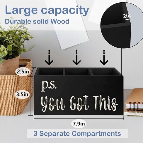 SNNDER You Got This Inspirational Pen Holder for Desk, Encouragement Gifts, Motivational Gifts for Women Men Pen Acrylic Pen Pencil Holder Organizer for Office Desk Accessories in Saudi Arabia