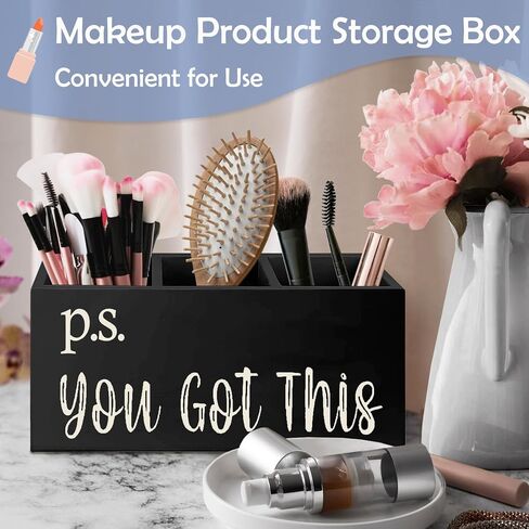 SNNDER You Got This Inspirational Pen Holder for Desk, Encouragement Gifts, Motivational Gifts for Women Men Pen Acrylic Pen Pencil Holder Organizer for Office Desk Accessories in Saudi Arabia