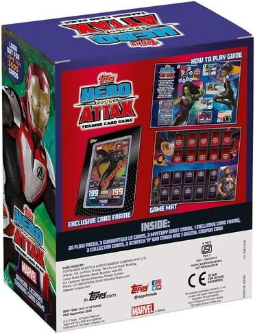 Topps Marvel Hero Attax 22-23 Collection - ألعاب البطاقات التداول والقابلة للتجميع أعلى تصنيف - صندوق حمل in Saudi Arabia