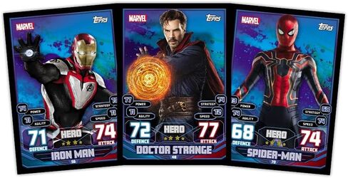 Topps Marvel Hero Attax 22-23 Collection - ألعاب البطاقات التداول والقابلة للتجميع أعلى تصنيف - صندوق حمل in Saudi Arabia