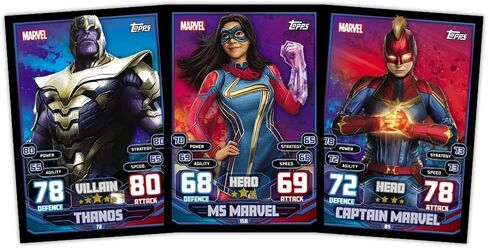 Topps Marvel Hero Attax 22-23 Collection - ألعاب البطاقات التداول والقابلة للتجميع أعلى تصنيف - صندوق حمل in Saudi Arabia