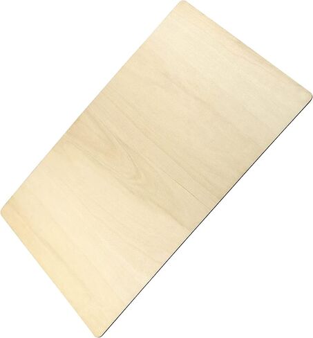 100 PCS 6 x 4 Inch Wooden Sheets, Unfinished Rectangle Wood Pieces, Blank Wooden Cutouts for Crafts DIY Arts in Kuwait