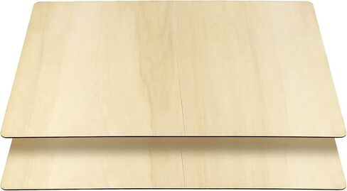 100 PCS 6 x 4 Inch Wooden Sheets, Unfinished Rectangle Wood Pieces, Blank Wooden Cutouts for Crafts DIY Arts in Kuwait