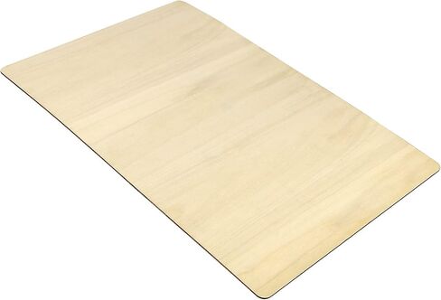 100 PCS 6 x 4 Inch Wooden Sheets, Unfinished Rectangle Wood Pieces, Blank Wooden Cutouts for Crafts DIY Arts in Kuwait