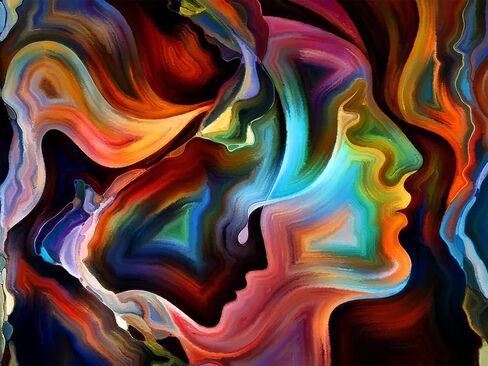 MISITU 1000 Pieces Jigsaw Puzzles for Adults 28 x 20 Inches Art Jigsaw Puzzles Difficult Adults Puzzles Challenging 1000 Pieces Puzzles Birthday Graduation Home Decoration Abstract Face Puzzles in Kuwait