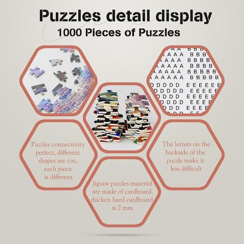 MISITU 1000 Pieces Jigsaw Puzzles for Adults 28 x 20 Inches Art Jigsaw Puzzles Difficult Adults Puzzles Challenging 1000 Pieces Puzzles Birthday Graduation Home Decoration Abstract Face Puzzles in Kuwait