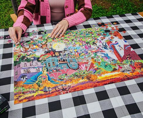 Horror Attack 1000-Piece Jigsaw Puzzle | Fun Brain Teaser, Toys & Games for Adults | 28 x 20 Inches in Kuwait