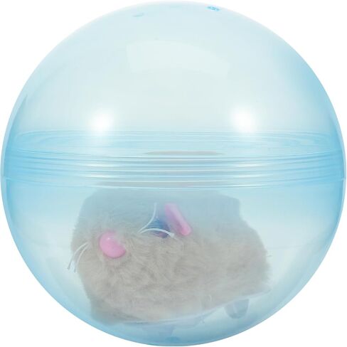 ibasenice 2pcs Interactive Cat Toy Running Ball, Electronic Hamster Ball for Cats, Automatic Teaser, Multi-Color, 9.44x4.72inch in Saudi Arabia