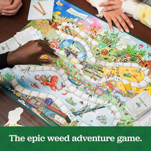 Ganjaland - The Epic Weed Adventure - Weed Board Games for البالغين من خلال ماذا يمكنك؟ in Kuwait