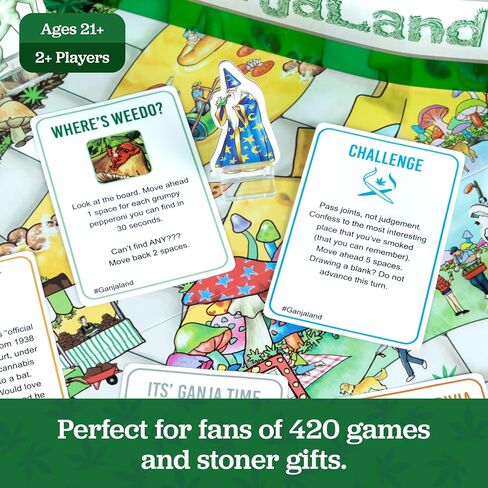 Ganjaland - The Epic Weed Adventure - Weed Board Games for البالغين من خلال ماذا يمكنك؟ in Kuwait