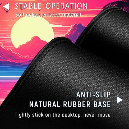 Large Gaming Mouse Pad+ Keyboard Wrist Rest Set, Ergonomics Memory Foam Mouse Mat Wrist Rest Suppor, Waterproof Extended Mousepad 31.5x11.8in, African American Women Black Girl Desk Pad in Kuwait