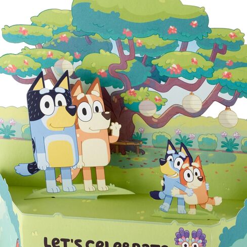 Hallmark Paper Wonder Bluey Pop Up Card for Kids Birthdays, Back to School, Encouragement in Saudi Arabia