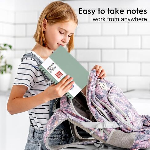 LABUK 6pcs Hardcover Spiral Notebook for Work, A5 Spiral Notebooks, 160 Pages 5.5x8.5in Small Journal for School and Gifts, Assorted Colors in Kuwait