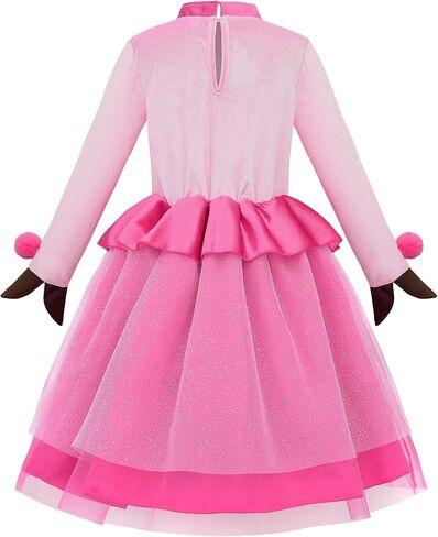 ReliBeauty Pig Costume for Girls Toddler Animal Costume with Hat and Detachable Tail in Kuwait