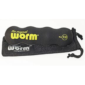 The Original Worm-Combines Massage Balls & Foam Roller for Neck, feet, Back, Shins, Calves, Hips, Glutes. Portable. Great Travel Roller for Plane and car. Easy to use.