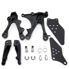 Front Rider Foot Pegs Bracket Compatible with Kawasaki Zx6R ZX-6R 636 ZX-6RR
