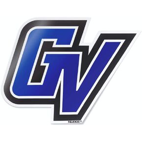 Grand Valley State University Lakers Blue Block GV NCAA Collegiate Car Decal Bumper Sticker
