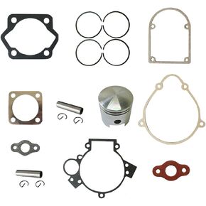 The Piston&2xPin Clips Wrist&Gasket Set For 80cc Motorized Bike