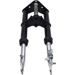 Motorcycle Front Fork Shock Suspension Complete Assy Replacement for Honda XR50 CRF50 CRF XR 2004-2014 Drum Brake Yellow