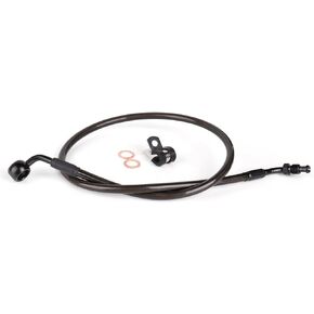 TIGERSGATE 16" Ape Hanger Handlebar Front Brake Line Stainless Steel Braided Extended Brake Line for 2018-2022 Harley Softail with ABS Models